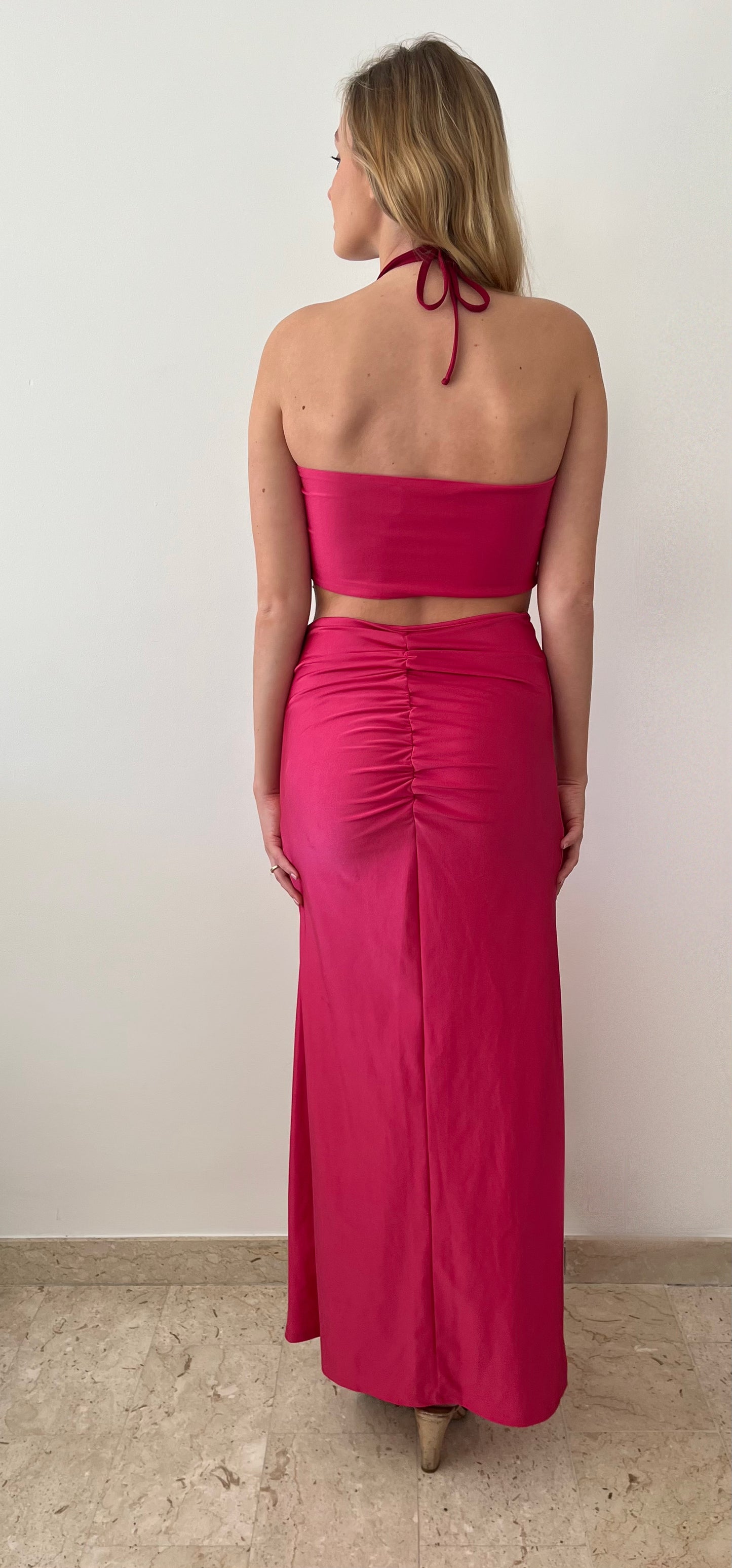 Robe ISIS en rose indien